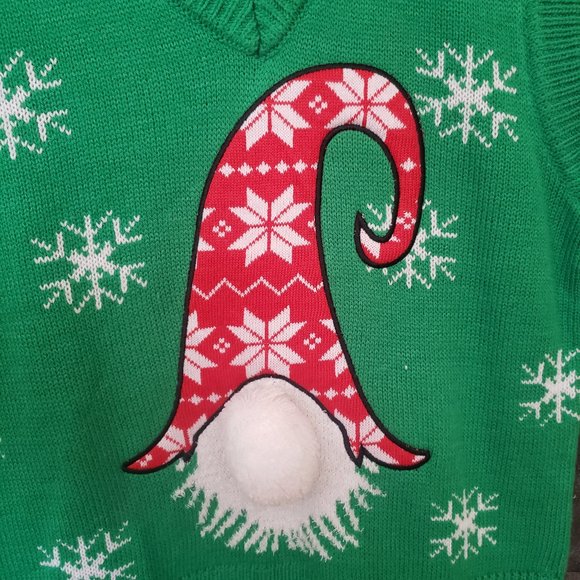 Girls Christmas Ugly Sweater Vest (small) - Picture 2 of 4